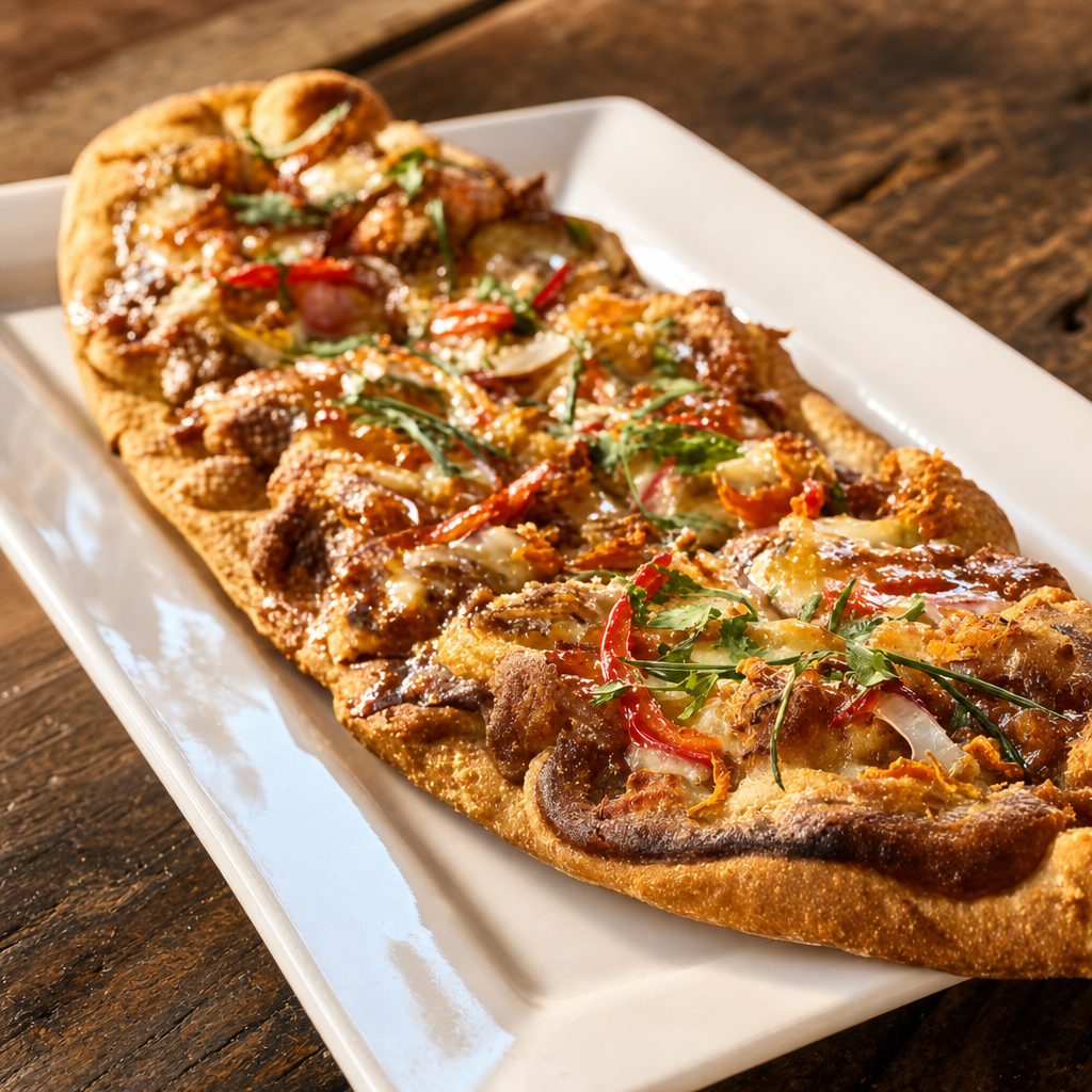 Thai Twist Flatbread.